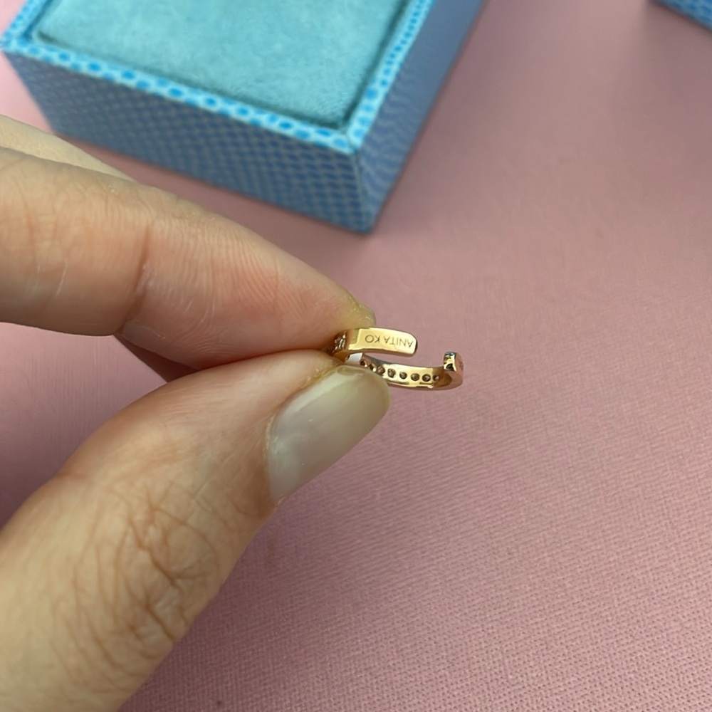 Anita Ko Diamond Ear Cuff 18K Rose Gold  Brand New with Tag - Picture 6 of 11